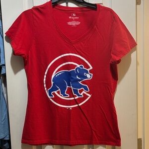Fanatics Red Chicago Cubs Short Sleeve Tee